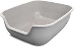 PetFusion Large Litter Box (a BetterBox). O Revestimento NON-STICK reduz significativamente o tempo de limpeza