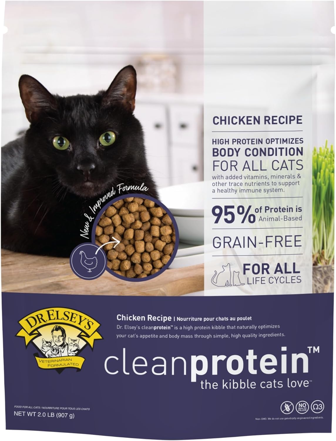 doctor elseys cleanprotein dry cat food