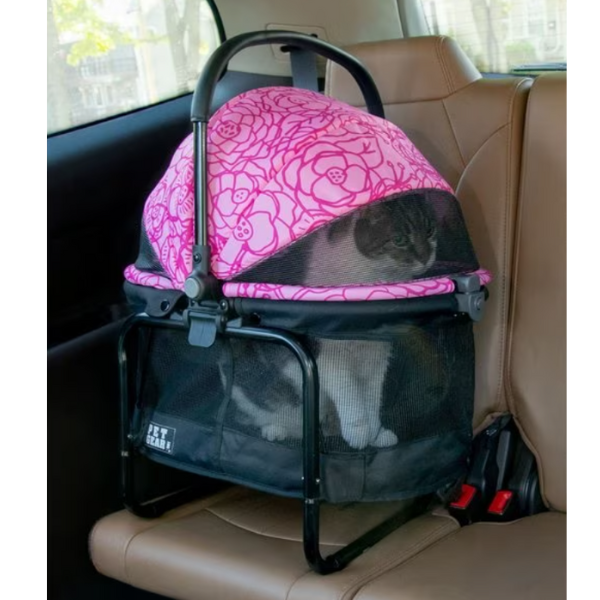 metal framed pet carrier for the car