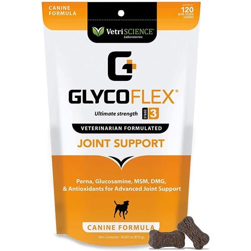 VetriScience GlycoFlex 3 Hip and Joint Support for Dogs